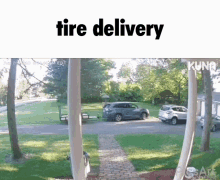 Tire Delivery GIF - Tire Delivery GIFs