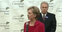 Hillary Clinton Cincinnati State GIF - Hillary Clinton Cincinnati State Speech GIFs