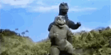 Godzilla Minilla GIF - Godzilla Minilla Gojira GIFs