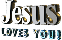 Jesus Loves You I Love Jesus Sticker - Jesus Loves You Love I Love Jesus Stickers