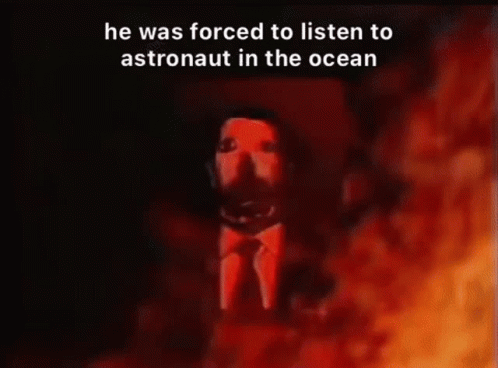 The astronaut ocean in كلمات اغنية