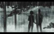 Couple Rain Anime GIF - Couple Rain Anime GIFs