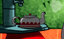 Tea Kettle Boiling Water GIF - Tea Kettle Boiling Water Stove Top GIFs