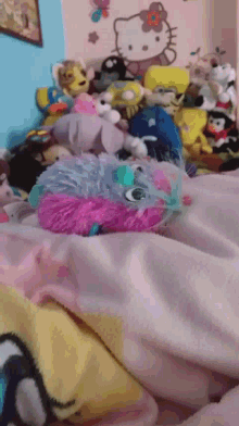 Owl Stuffed Toy GIF - Owl Stuffed Toy Bed GIFs