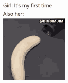 Banana Her First Time GIF - Banana Her First Time Hoover GIFs
