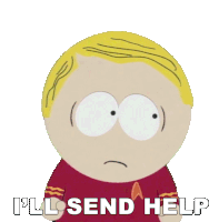 Ill Send Help South Park Sticker - Ill Send Help South Park S2e7 Stickers