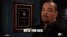 Watch Your Back Odafin Tutuola GIF - Watch Your Back Odafin Tutuola Law And Order Special Victims Unit GIFs