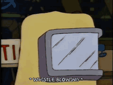 Whistle Blowing The Simpsons GIF - Whistle Blowing The Simpsons GIFs