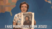 I Had Permission From Jesus Granted By Jesus GIF - I Had Permission From Jesus Permission Granted By Jesus GIFs