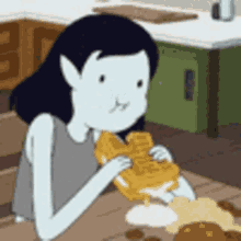 Adventure Time Marceline GIF - Adventure Time Marceline Eating GIFs
