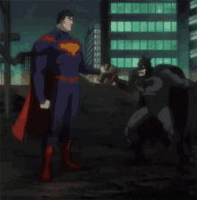 Superman Versus Batman Kick GIF - Superman Versus Batman Kick Fight GIFs