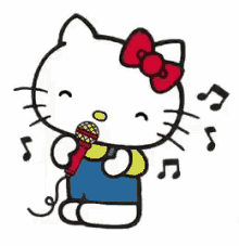 Hello Kitty Hello Kitty Singing GIF - Hello Kitty Hello Kitty Singing Hello Kitty Sing GIFs