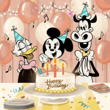 Minnie Mouse Happy Birthday GIF - Minnie Mouse Happy Birthday Birthday GIFs