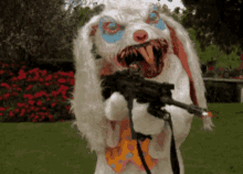 Easter Bunny Gun GIF - Easter Bunny Gun Shooting GIFs