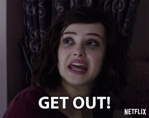 Get Out Leave GIF - Get Out Leave Stay Away From Me - Discover & Share GIFs