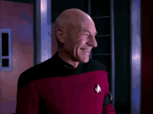 Captain Picard Laughing GIF - Captain Picard Laughing Star Trek GIFs