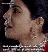 Had You Asked For My Life, My Lord; Iwould Have Sacrificed It With A Smile..Gif GIF - Had You Asked For My Life My Lord; Iwould Have Sacrificed It With A Smile. Priyanka Chopra GIFs