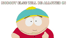 nobody else will be allowed in eric cartman south park cartmanland s5e6
