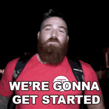 Were Gonna Get Started Jake The Viking GIF - Were Gonna Get Started Jake The Viking We Are Ready To Go GIFs