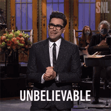 Unbelievable Dan Levy GIF - Unbelievable Dan Levy Saturday Night Live GIFs