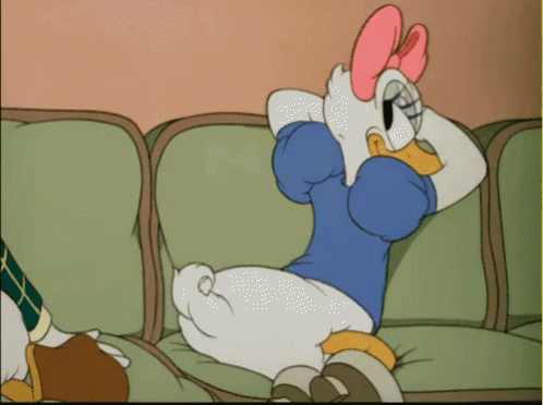 Donald And Daisy Duck GIF - Daisy Duck Flirt - Discover & Share GIFs.