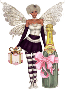 boldog kar%C3%A1csonyt champagne fairy