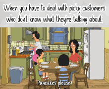 pancakes waffles gene bobs burgers customers pancakes waffles gene bobs burgers customers
