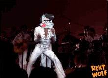 Rekt Wolf Elvis Dance GIF - Rekt Wolf Elvis Dance Crypto Nft GIFs