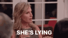 rhony sonja shes lying liar real housewives