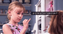 Pinky Promise Dakota Fanning GIF - Pinky Promise Dakota Fanning GIFs