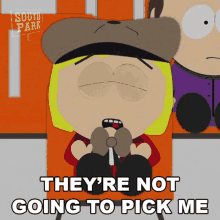 Theyre Not Going To Pick Me Pip Pirrip GIF - Theyre Not Going To Pick Me Pip Pirrip South Park GIFs