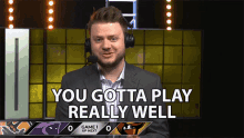 You Gotta Play Really Well Be The Best Player GIF - You Gotta Play Really Well Be The Best Player Play Really Good GIFs