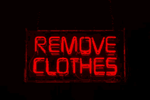 Neon Lights Red GIF - Neon Lights Red Remove Clothes GIFs