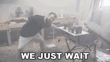 We Just Wait Reice Mitchell GIF - We Just Wait Reice Mitchell Official Duck Studios GIFs