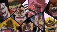 Akazaya Nine And Kaido One Piece GIF - Akazaya Nine And Kaido One Piece Scabbards GIFs