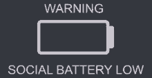 Social Battery Discord GIF - Social Battery Discord GIFs