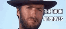 Clint Eastwood The Goon GIF - Clint Eastwood The Goon Approves GIFs