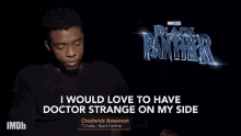 Doctor Strange Black Panther GIF - Doctor Strange Black Panther Chadwick Boseman GIFs