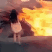 Volcano Fire GIF - Volcano Fire Girl GIFs