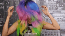 Rainbow Hair Inspiration GIF - Rainbow Hair Hair Dyed Hair GIFs