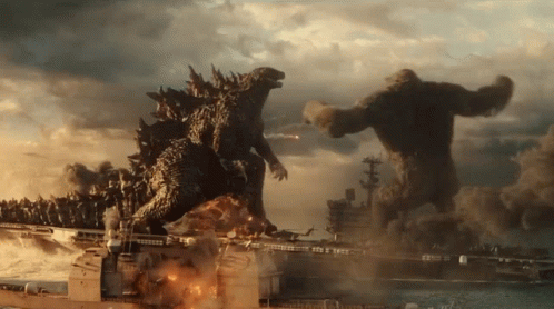 Godzilla Kong GIF - Godzilla Kong King Kong - Discover & Share GIFs