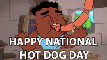 Happy Hot Dog Day GIF - National Hot Dog Day Eating Hungry GIFs