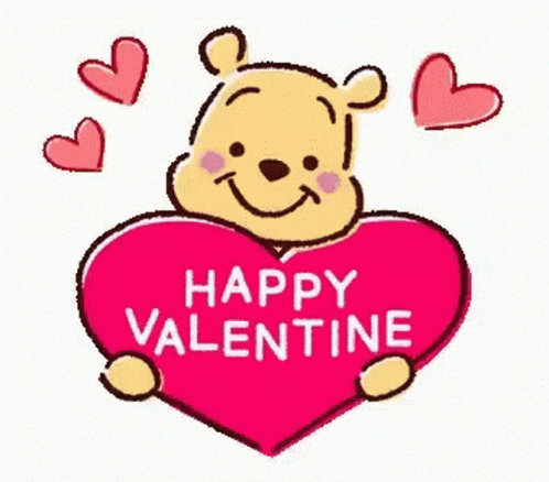 Happy Valentines Day Winnie The Pooh GIF - Happy Valentines Day Winnie The Pooh Heart GIFs