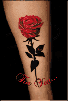 For You Tattoo GIF - For You Tattoo Rose GIFs