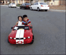 ford mustang driving cute kid toy car