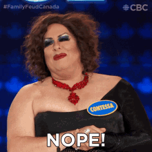Nope Family Feud Canada GIF - Nope Family Feud Canada No GIFs
