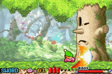 Kirby Nightmare In Dream Land GIF - Kirby Nightmare In Dream Land Wispy Woods GIFs