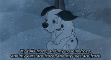 101dalmatians My Nails Froze GIF - 101dalmatians My Nails Froze My Nose Is Froze GIFs