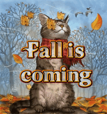 Fall Fall Is Coming GIF - Fall Fall Is Coming Fall Cat GIFs