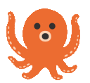 Blob Octopus Sticker - Blob Octopus Tentacles Stickers